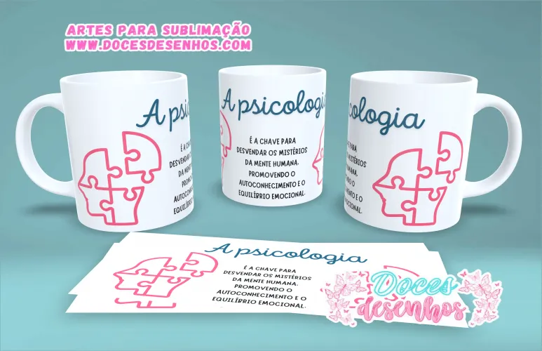 Caneca Psicologia: Modelos Personalizados e Profissionais

