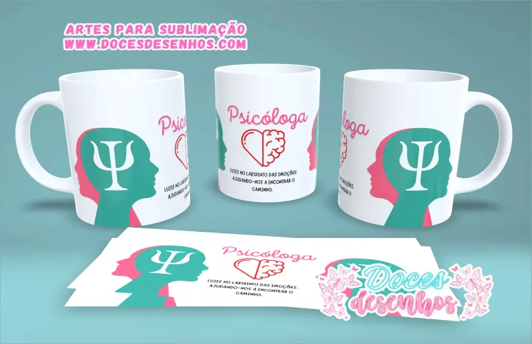 Caneca Psicologia: Modelos Personalizados e Profissionais

