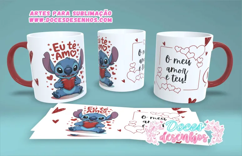 Caneca Stitch Apaixonado – Arte Criativa e Exclusiva Caneca Stitch Apaixonado – Arte Criativa e Exclusiva
