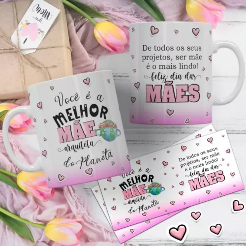Canecas Arte Digital Mãe Profissões – Adilson
