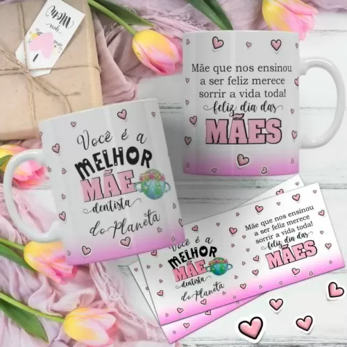Canecas Arte Digital Mãe Profissões – Adilson