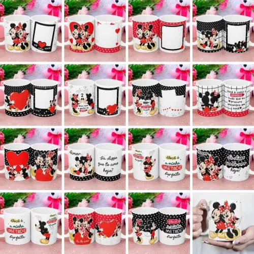 Canecas Namorados Mickey In Love 