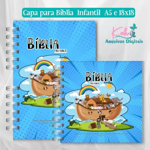 Capas para Bíblia Infantil – Kah