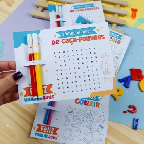 Chuvinha de Papel – Combo Mimos Volta às Aulas 2024 
