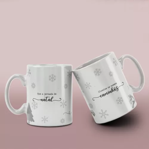 Coleção Canecas Natal Minimalista 2023 – Fernanda Yuki