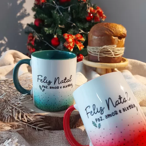 Coleção Canecas Natal Minimalista 2023 – Fernanda Yuki
