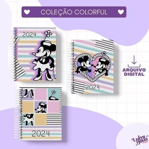 Coleção Colorful – Agendas | Planejador | Blocos (Luminous)