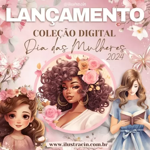 Coleção Digital Dia da Mulher – Ilustracin