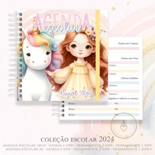 Coleção Escolar | Meu Unicórnio – Volta Às Aulas – Criativa Afetiva