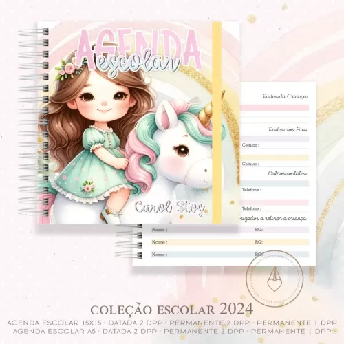Coleção Escolar | Meu Unicórnio – Volta Às Aulas – Criativa Afetiva