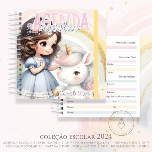 Coleção Escolar | Meu Unicórnio – Volta Às Aulas – Criativa Afetiva