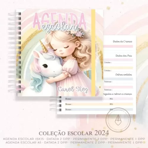 Coleção Escolar | Meu Unicórnio – Volta Às Aulas – Criativa Afetiva