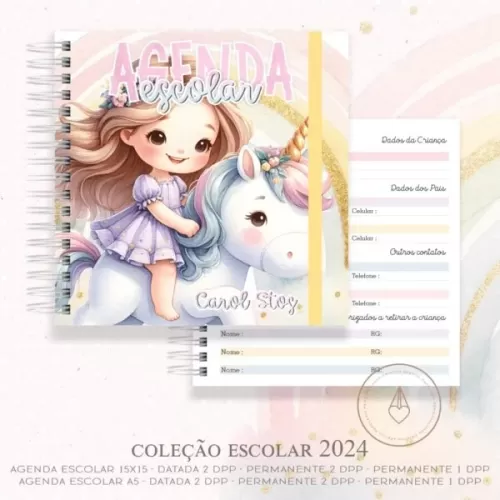 Coleção Escolar | Meu Unicórnio – Volta Às Aulas – Criativa Afetiva
