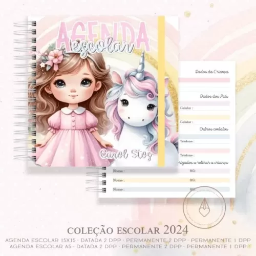 Coleção Escolar | Meu Unicórnio – Volta Às Aulas – Criativa Afetiva
