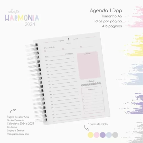 Coleção Harmonia 2024 – Encadernação