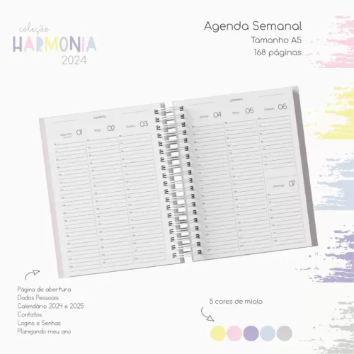Coleção Harmonia 2024 – Encadernação