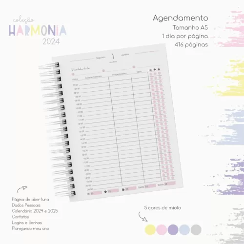 Coleção Harmonia 2024 – Encadernação
