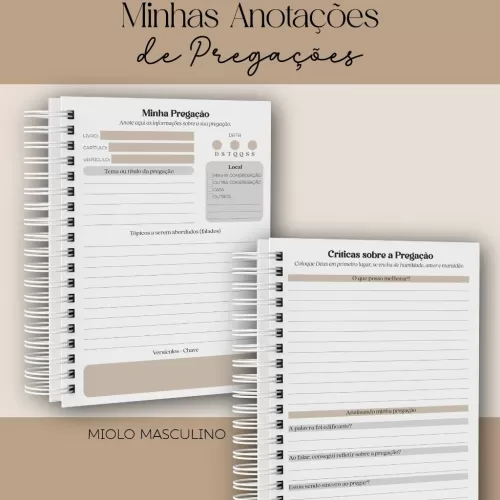 Coleção Minhas Anotações de Pregações (Dream Arts)