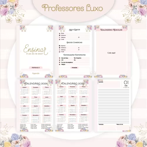 Coleção Professores LUXO – Encadernação 2024 – Pamella Vieira