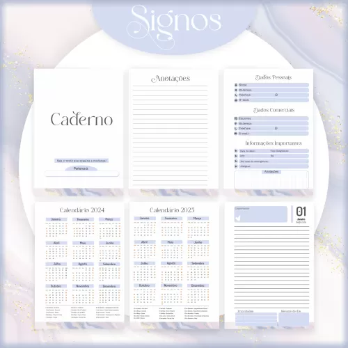 Coleção Signos – Encadernação – Pamella Vieira