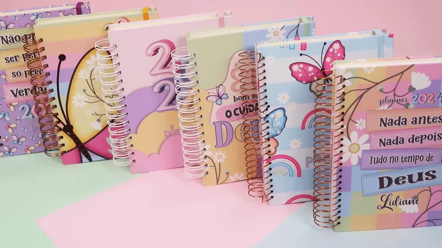 Coleção UAU – Planner UAU 2024 – Agendas e Calendários – Mimos Personalizados