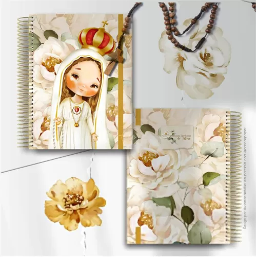 Combo 12 capas A5 Nossa Senhora de Fátima – CARINAS PAPER
