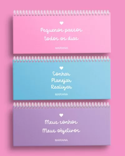 Combo 8 arquivos Desk Planner Semanal Permanente e Datado 2024 – Bicho Papel