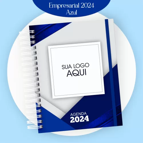 Combo Agendamento Empresarial – Azul 2024 – Pamella Vieira