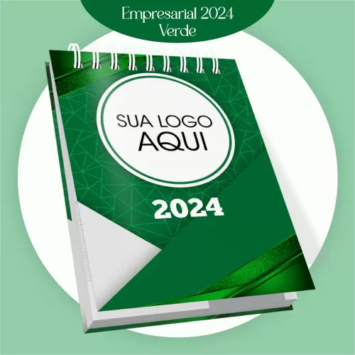 Combo Agendamento Empresarial – Verde 2024 – Pamella Vieira