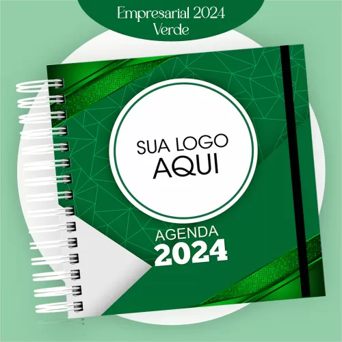 Combo Agendamento Empresarial – Verde 2024 – Pamella Vieira