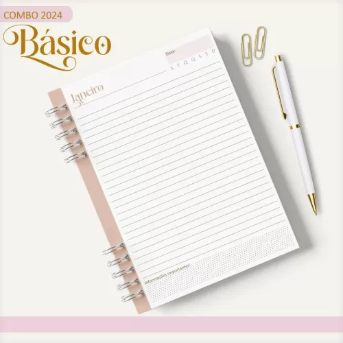 Combo Agendas – Básicos 2024 – Lina Criativa