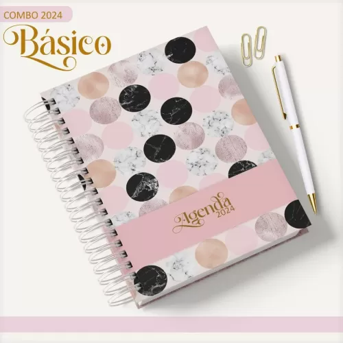 Combo Agendas – Básicos 2024 – Lina Criativa