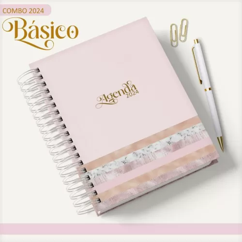 Combo Agendas – Básicos 2024 – Lina Criativa