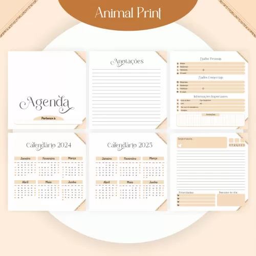 Combo Animal Print – Encadernação – Pamella Vieira
