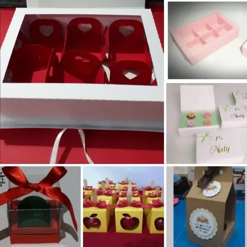 Combo Arquivos De Corte Caixa Para Doces Pacotão