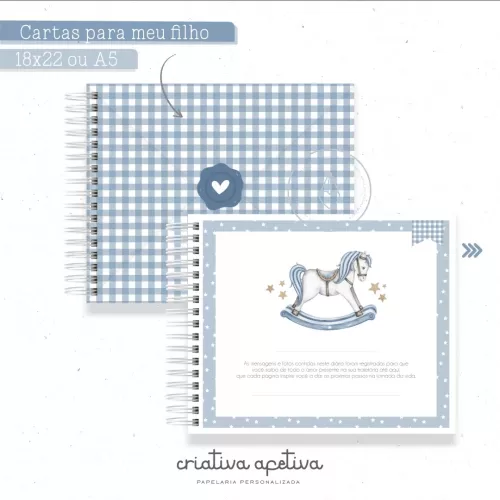 Combo Arquivos para maternidade – Baby Cavalinho de Balanço – Criativa Afetiva