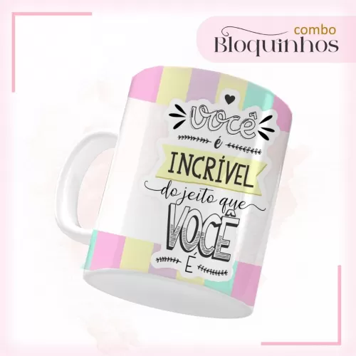 Combo Bloquinhos A6 – Lina Criativa