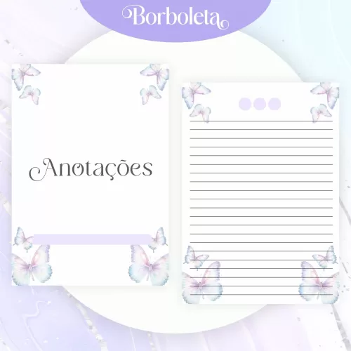Combo Borboleta – Encadernação 2024 – Pamella Vieira
