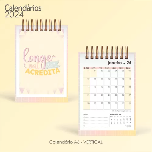 Combo– Calendários 2024 – Moldes da Lê