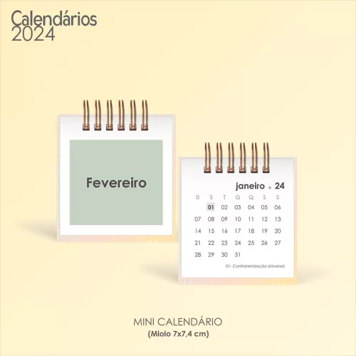 Combo– Calendários 2024 – Moldes da Lê