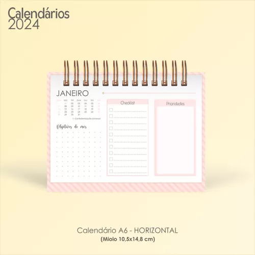 Combo– Calendários 2024 – Moldes da Lê