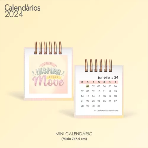 Combo– Calendários 2024 – Moldes da Lê
