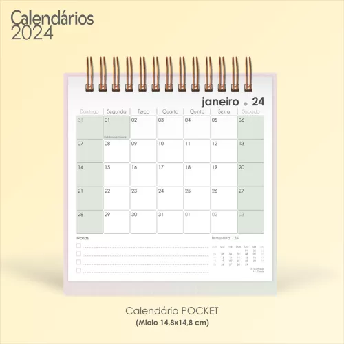 Combo– Calendários 2024 – Moldes da Lê