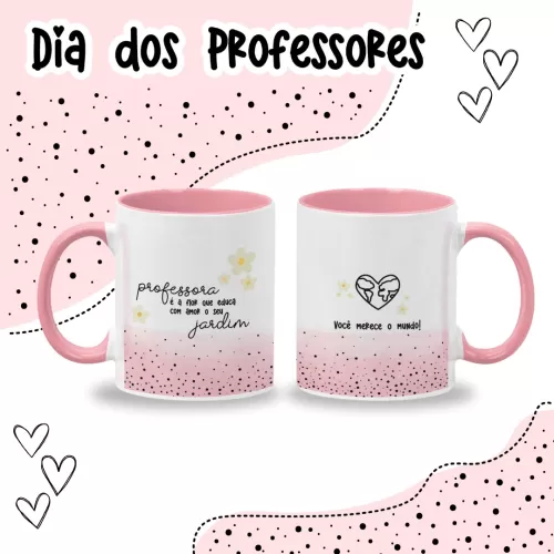 Combo Canecas Minimalista – Professores 2023 (Fernanda Yuki)
