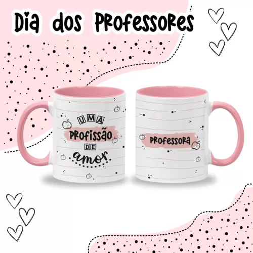 Combo Canecas Minimalista – Professores 2023 (Fernanda Yuki)
