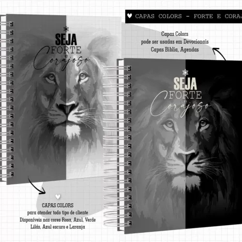 Combo Capas Bíblia e Devocionais – Leão Collors