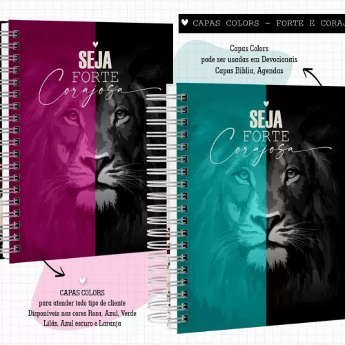 Combo Capas Bíblia e Devocionais – Leão Collors