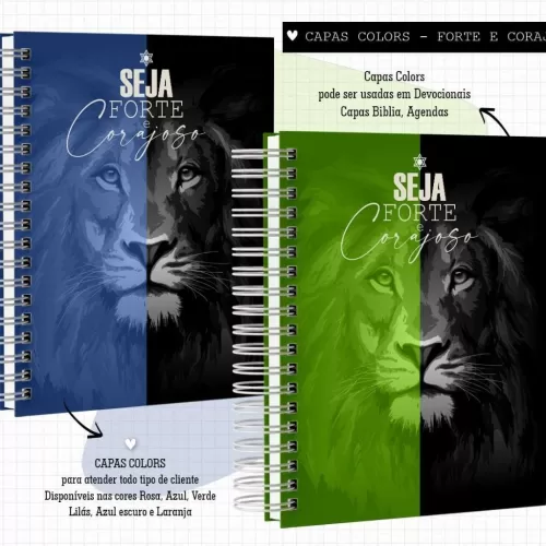 Combo Capas Bíblia e Devocionais – Leão Collors