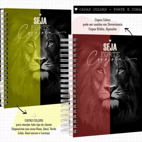 Combo Capas Bíblia e Devocionais – Leão Collors