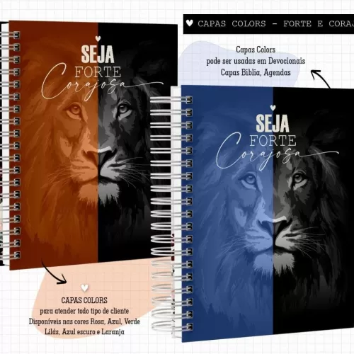 Combo Capas Bíblia e Devocionais – Leão Collors